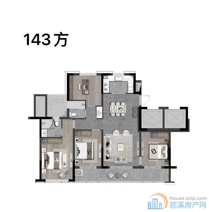 万固臻悦府143平方带车位268万