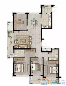 江滨之城   边套 双车位