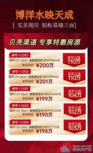 水映天成130平方