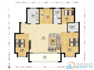 城央云府洋房143平车位一间