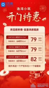 逸湾小筑 开年特价房