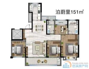 出售泊蔚153平 东边套 带车位