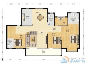泊蔚里200平 带车位 350万