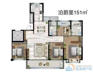 泊蔚里 153平东边套 242.8万