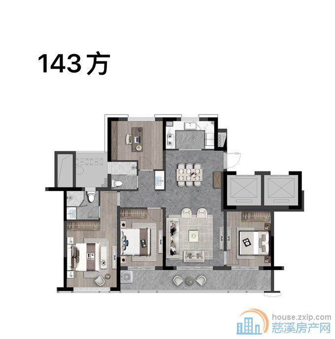 捡漏好房！万固臻悦府东区 朝南四间送车位