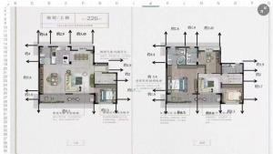 卓越湖樾云著上叠226平稀缺朝南三开间