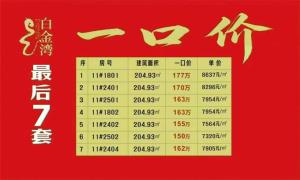 白金湾205平方，LW位置！