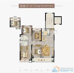 新城河133平，三间朝南，带车位189万