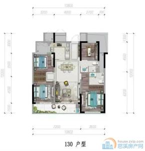 万固臻悦府130平楼层佳225万车位