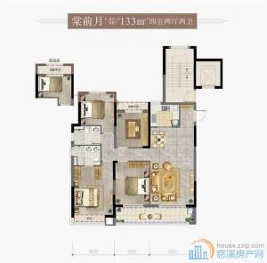 东越府133平189万送车位