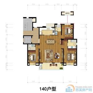 青樾府140平送半装修硬装+地暖中央空调