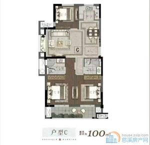 电梯洋房品尚居101平方车位85万