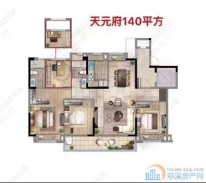 月桂府 140平108万 带车位