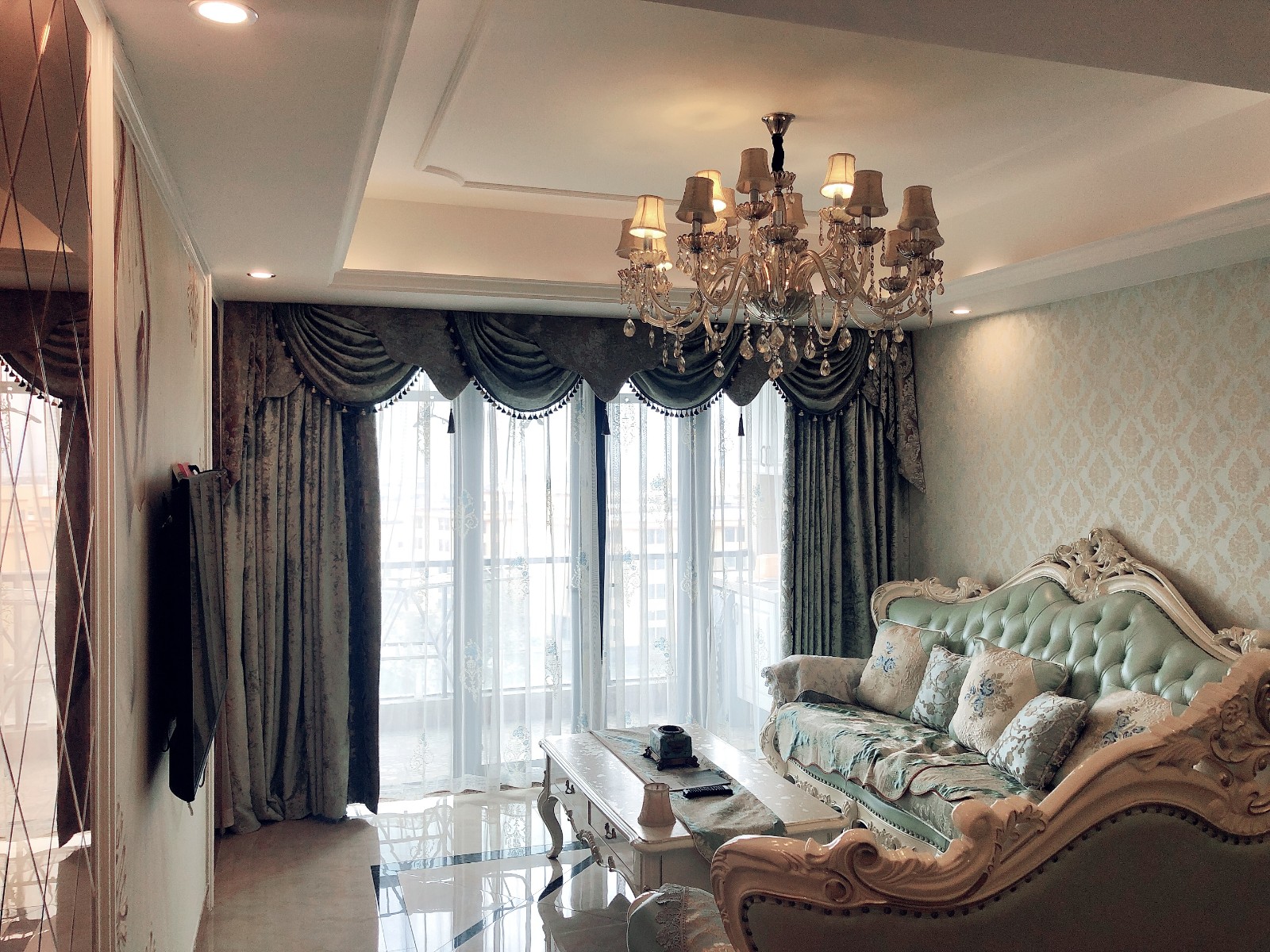 绿城诚园两室豪华装修直接房源钥匙在