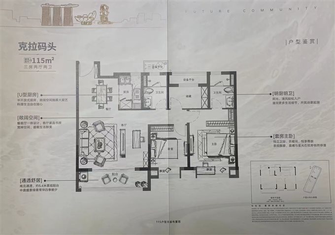 特价 悦未来  三开间朝南 新河房旁