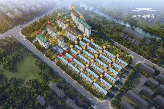 美的君耀府别墅450平方送大院子