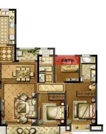 君慈名府129平236万带地暖品牌家具