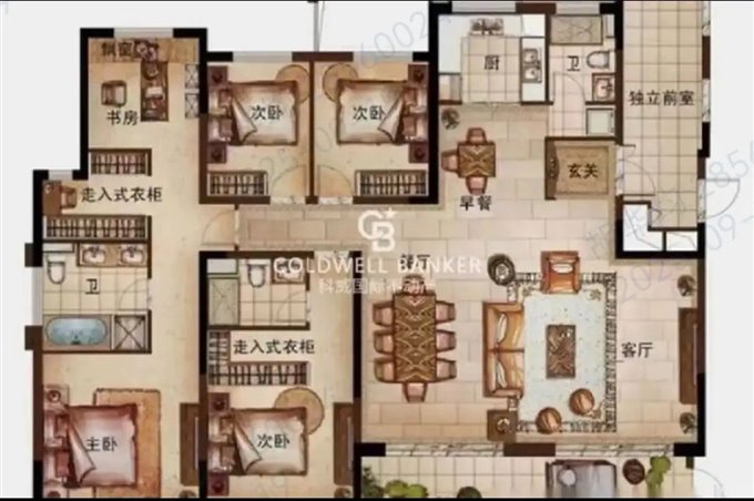 天悦湾花苑225平256万豪装满五唯一