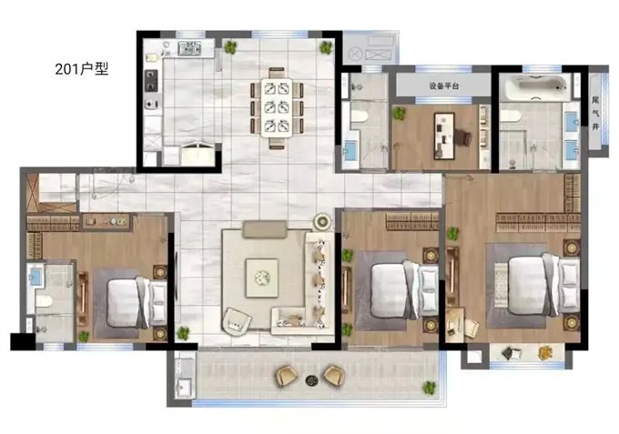 泊蔚 200平黄金楼层 320万 满两年