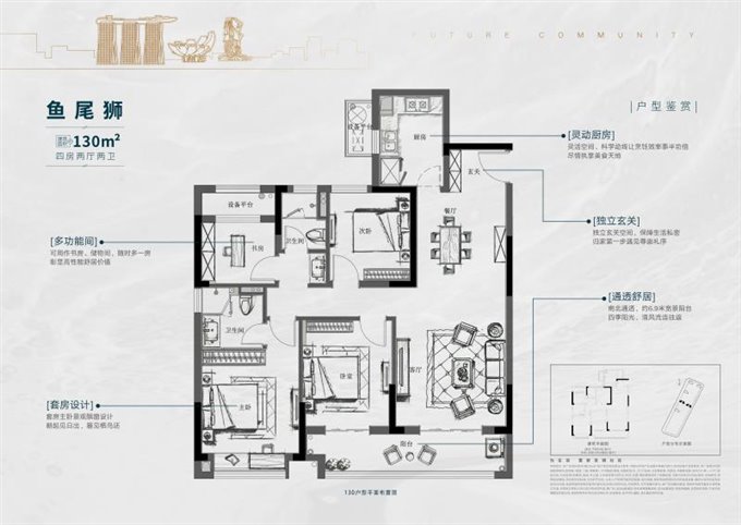 悦未来 东山墙 一梯一户 楼层好 急卖