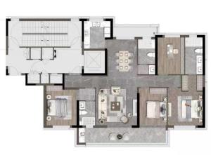 水映天成 户型图