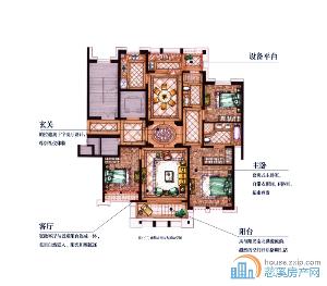 橡树湾小区 户型图