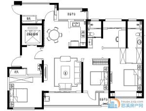 凤鸣梧桐府 户型图