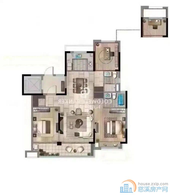 碧桂园月桂府124平128万带车位