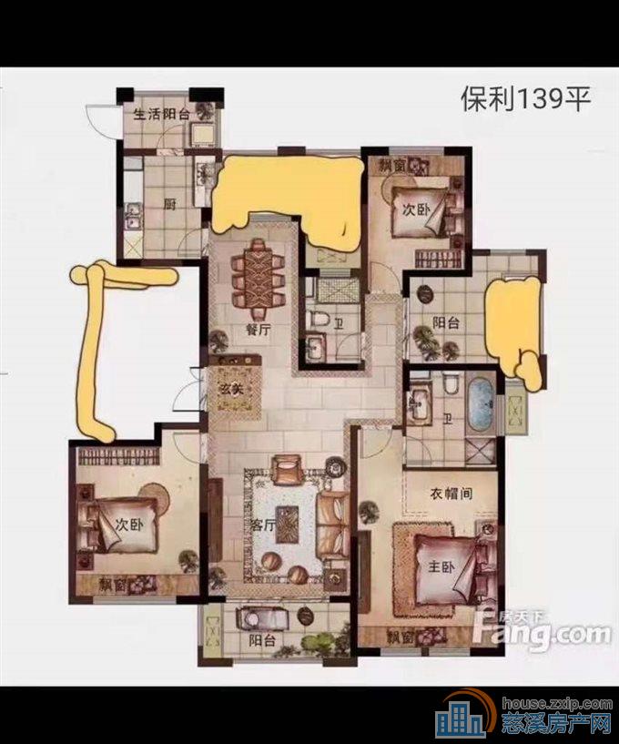 保利慈悦湾花苑 结婚装修保养好 楼层佳
