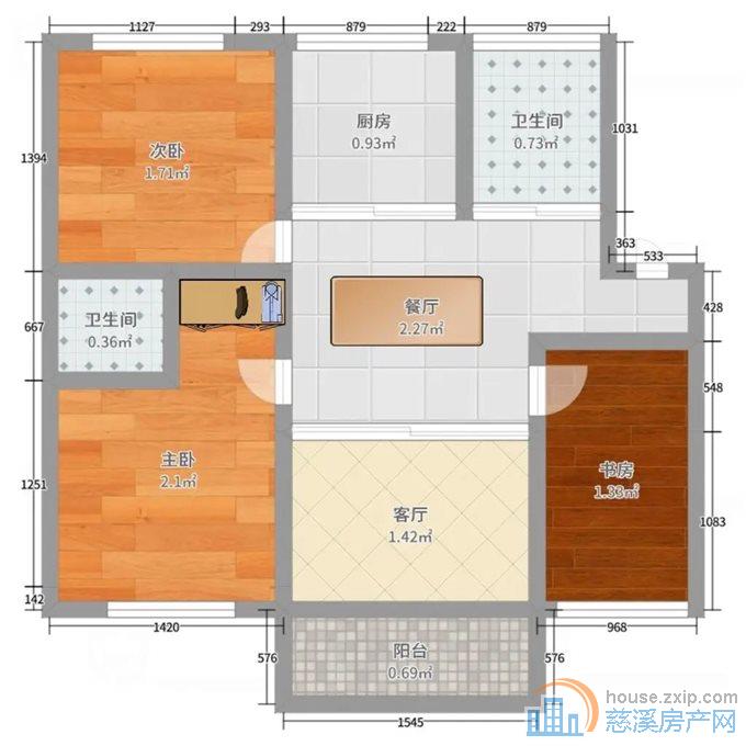 东兴苑北区中间楼层架空层也装修好
