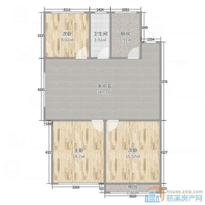 城北新潮塘北苑107平175万