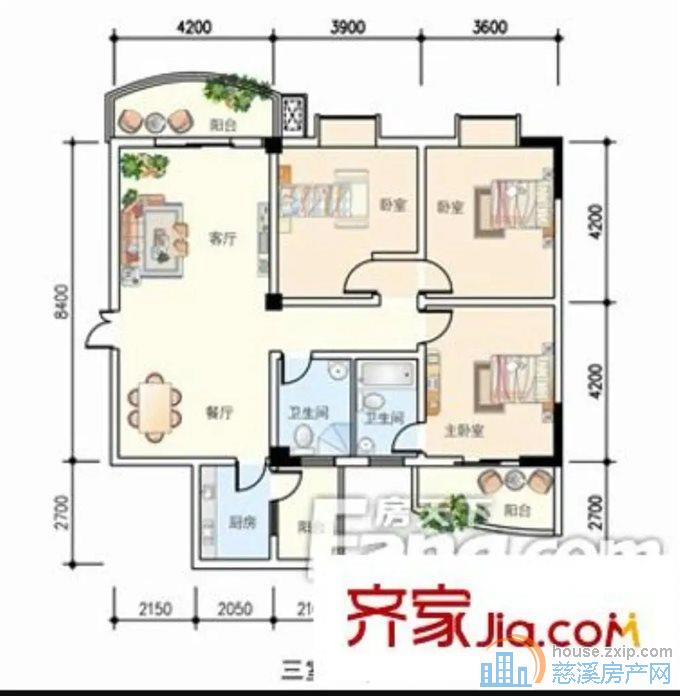 百合家苑豪装115平118万全屋定制