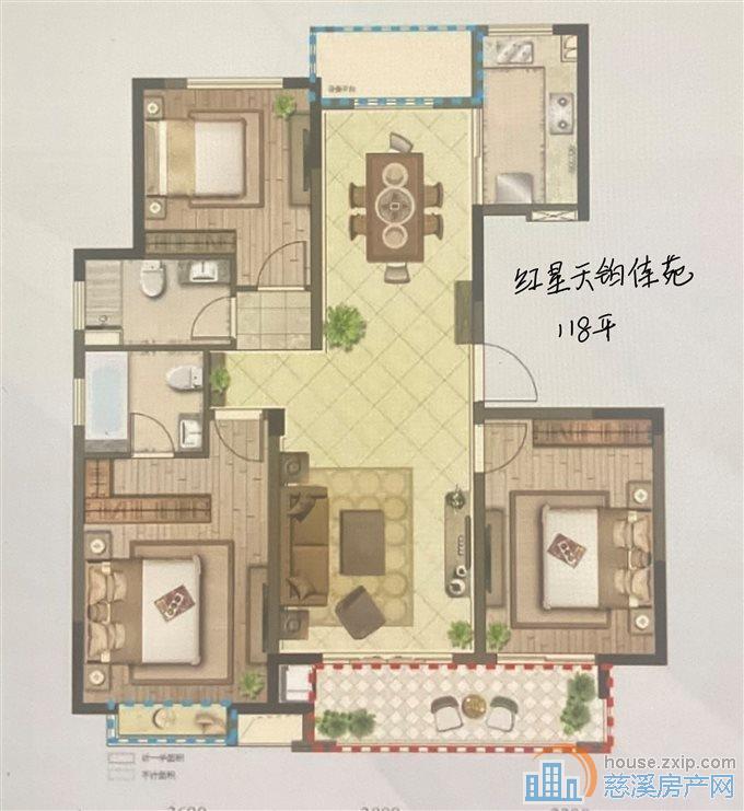 红星天铂佳苑洋房 户型好 性价比高