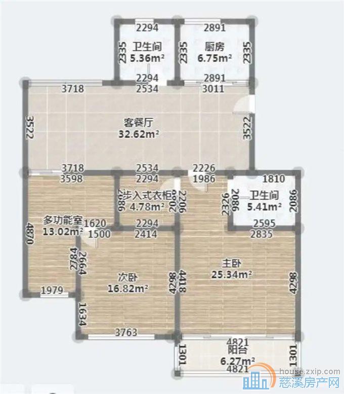 城南天怡嘉苑毛坯136平154万