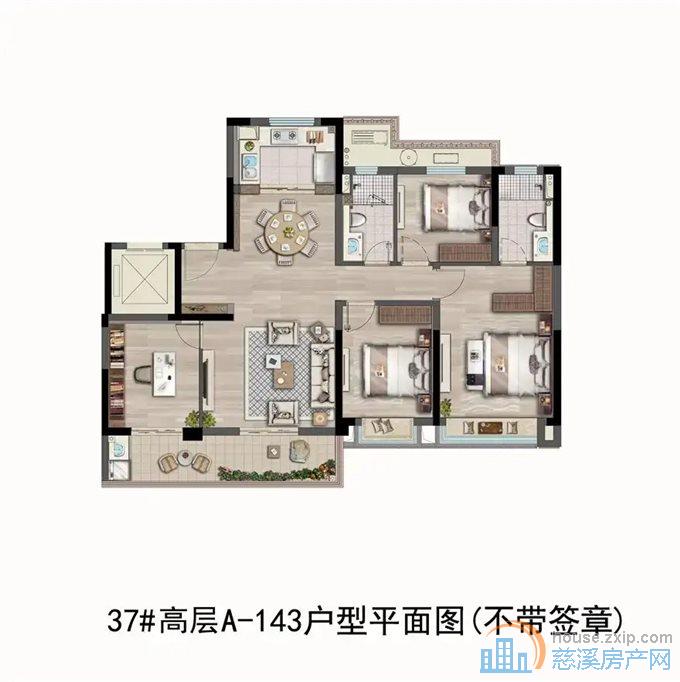 卓越湖樾云著花苑  全新毛坯 单价低