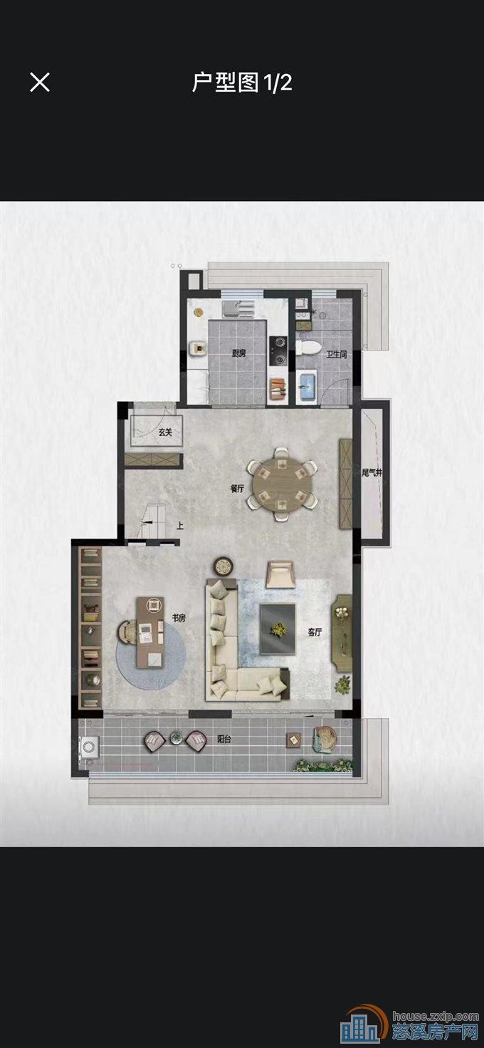 卓越湖樾云著叠墅中叠带车位一个独家直接钥