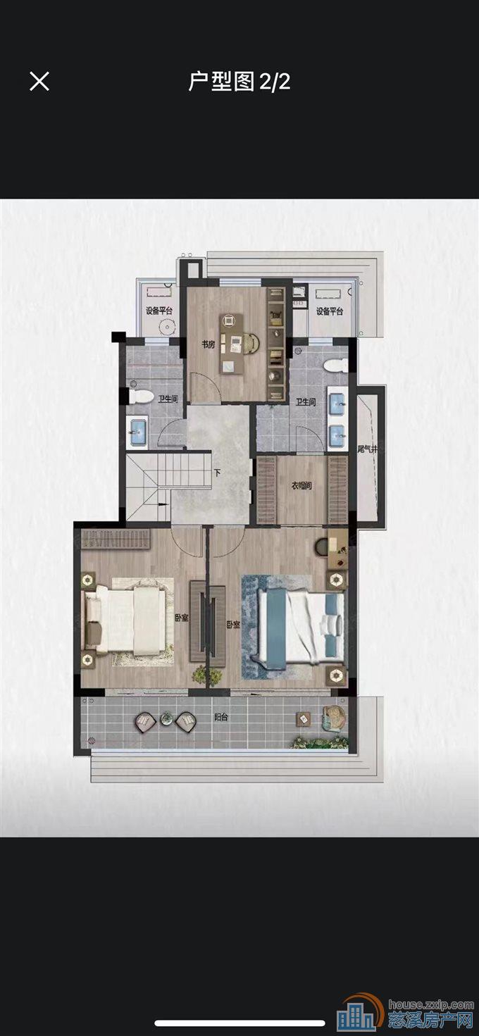 卓越湖樾云著叠墅中叠带车位一个独家直接钥