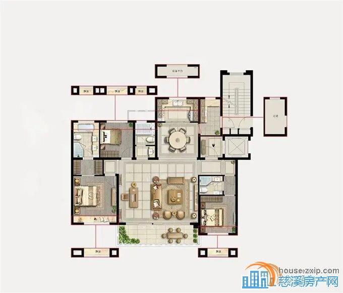 附院江南 洋房顶复 超大面积露台