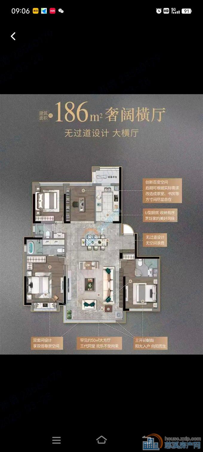 碧桂园紫阙台  全新毛坯 黄金楼层