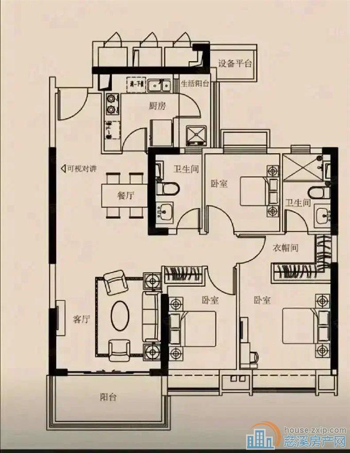 恒大河悦府117平89万湖景房