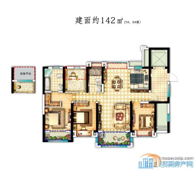 天誉华府142平223万，毛坯，急售！！