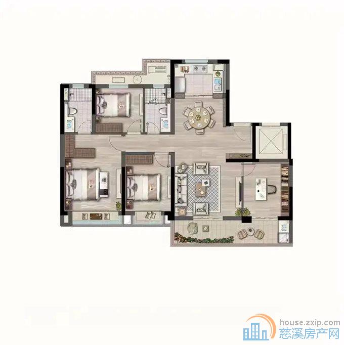急卖 卓越湖樾云著 精装未入住