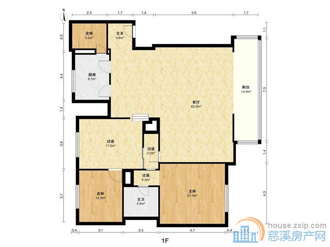 虞波北园东区142平122.8万带车库