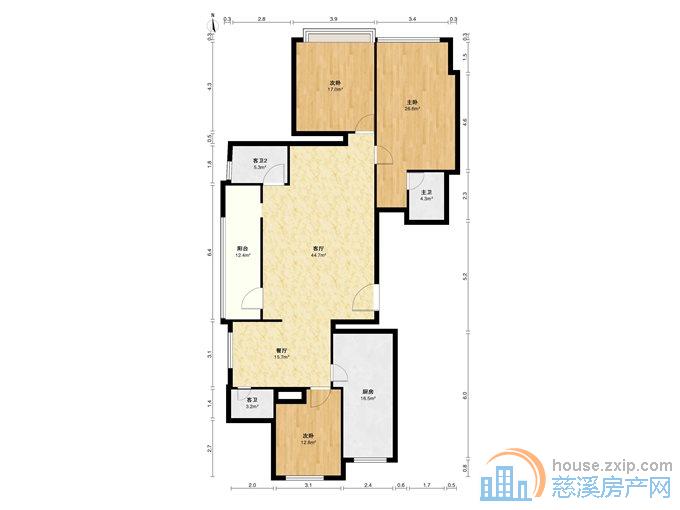 峙山庄园172平192万豪装80送车位