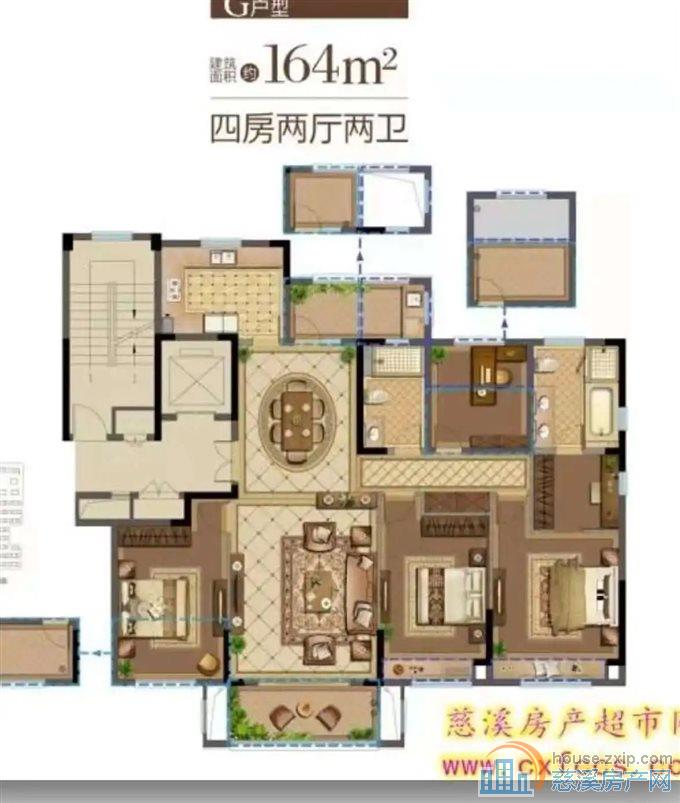 元亨雅园164平270万黄金楼层