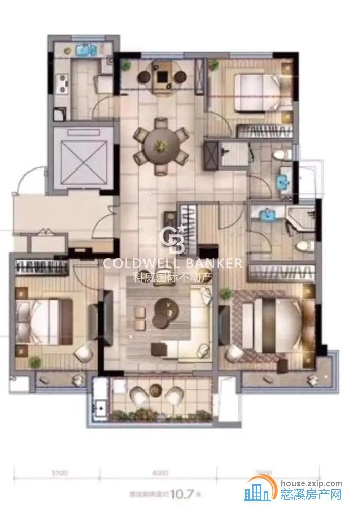 中交盛湖美庐 117平精装中上层279万