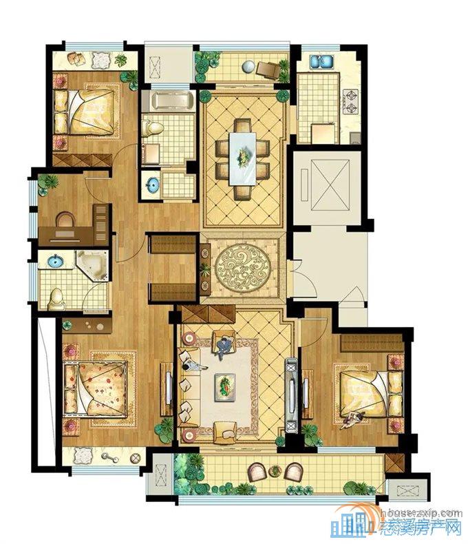 捡漏 盛泰嘉苑 东边套 双阳台