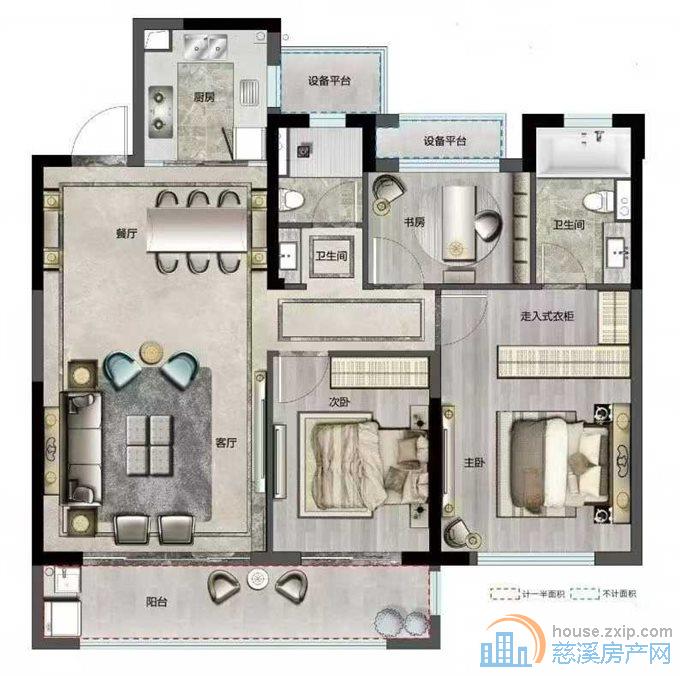 亏本大特价红星檀府3室+车位一口价188