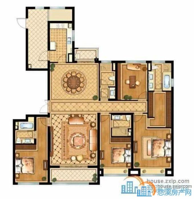 金地鸿悦 精装大平层240平368万