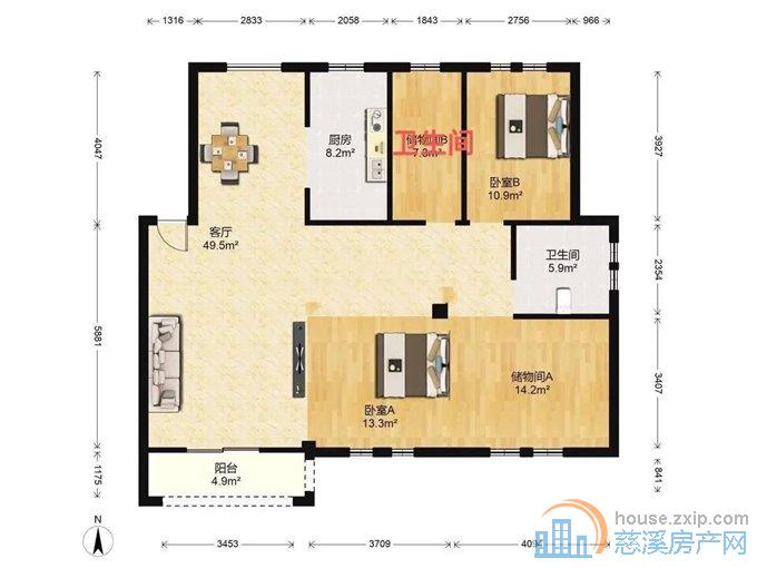 美域花苑 高品质小区 133平方182万